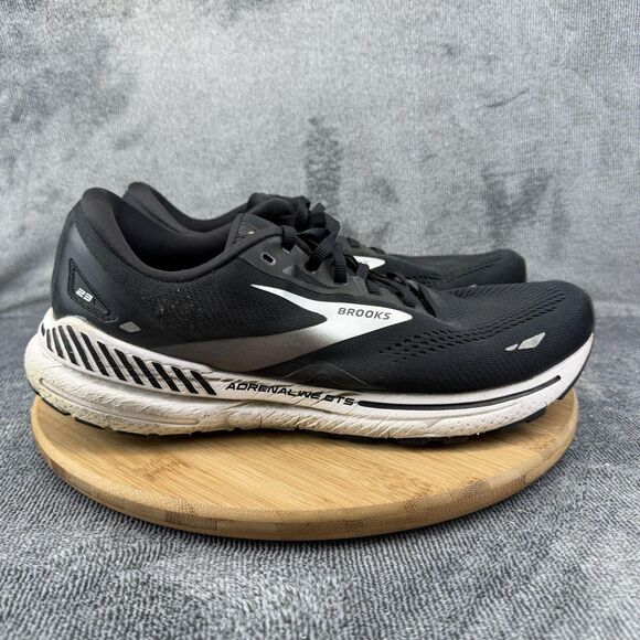 Brooks Adrenaline GTS 23 Shoes Mens Size 12 Black Running Sneakers 1103912E004
